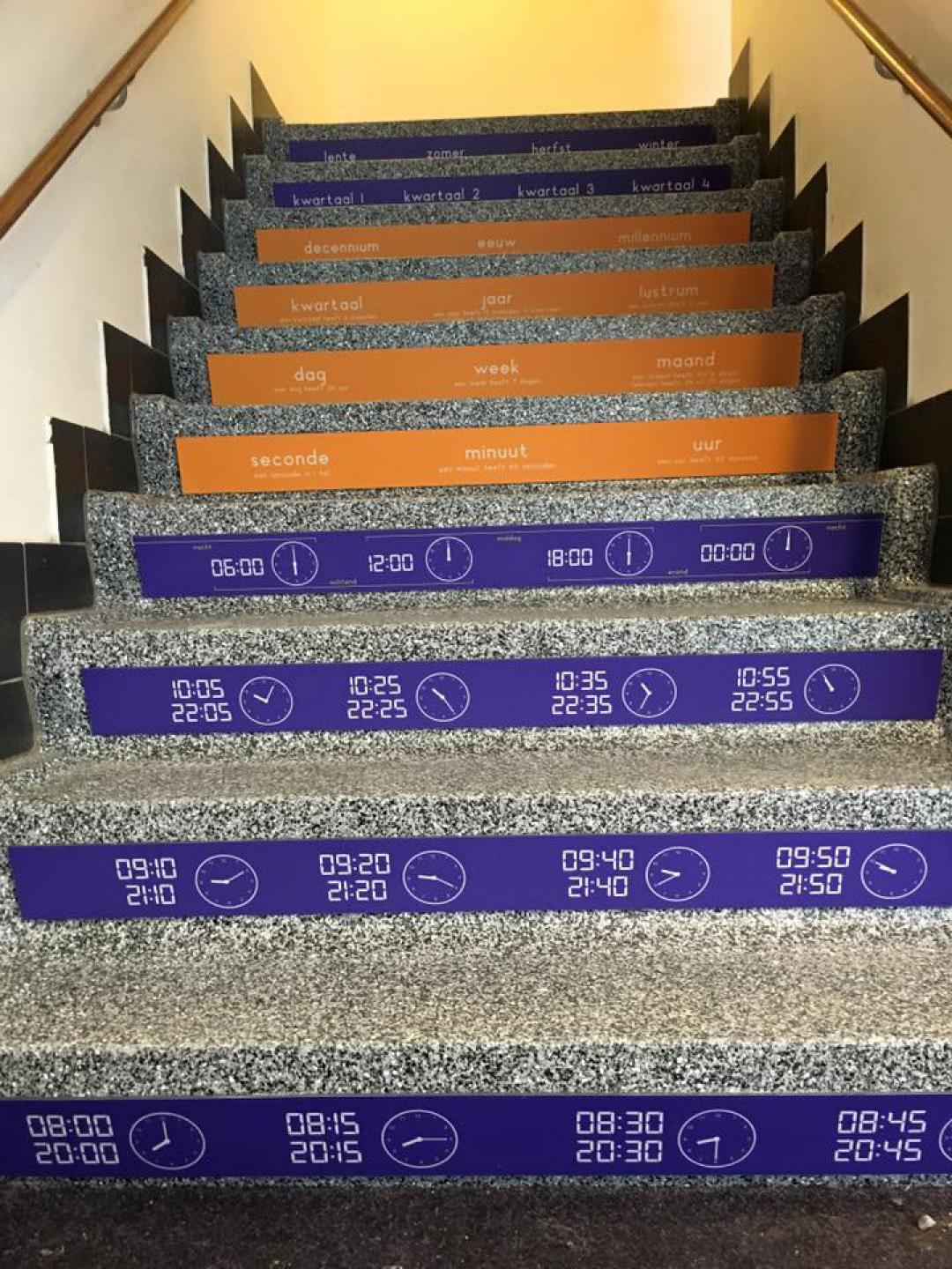 Catharina Amalia Den Haag basisschool catharina amalia klokkijken tijdindeling trapleren 