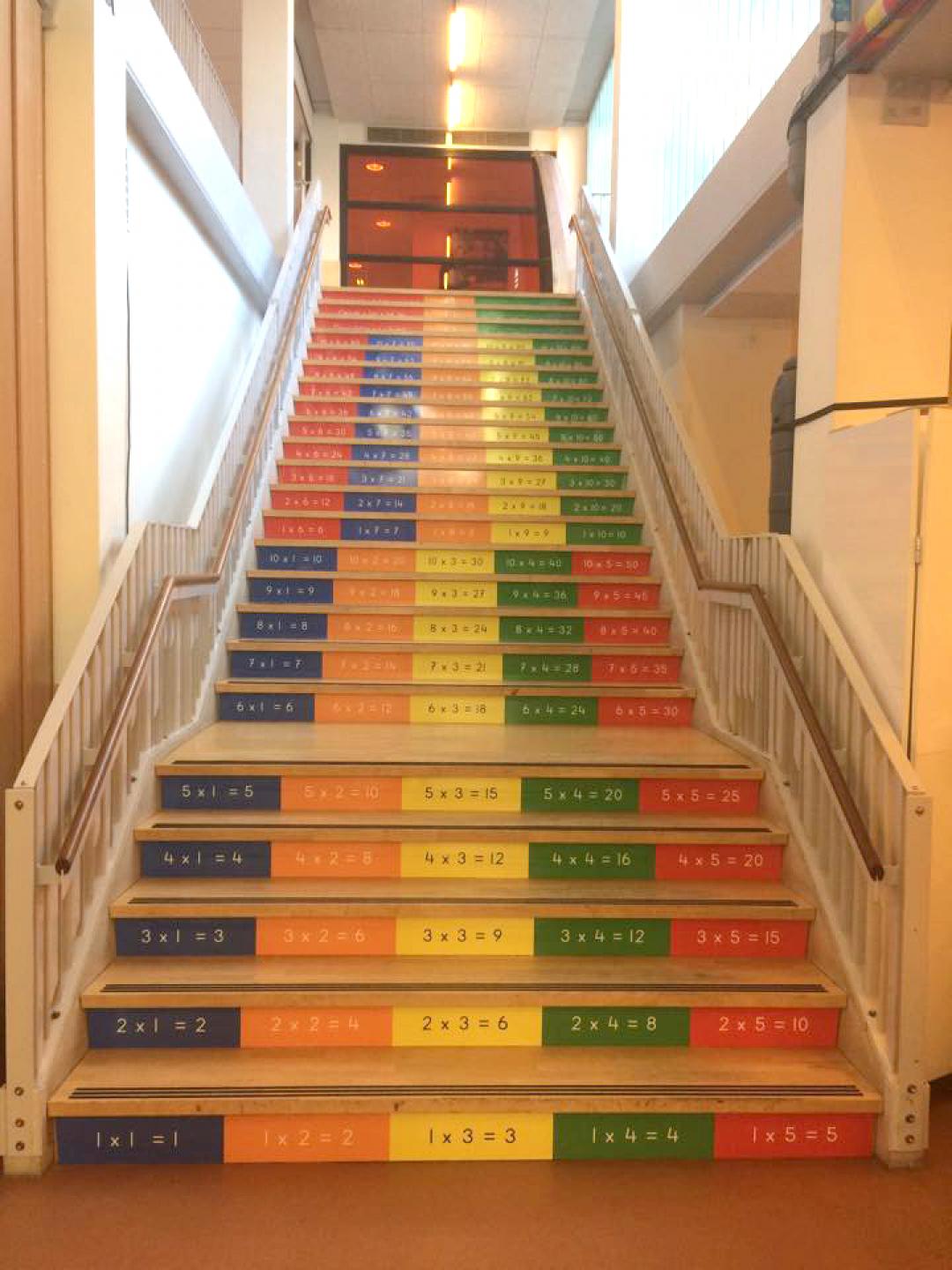 Brede trap op de Vuurvogel