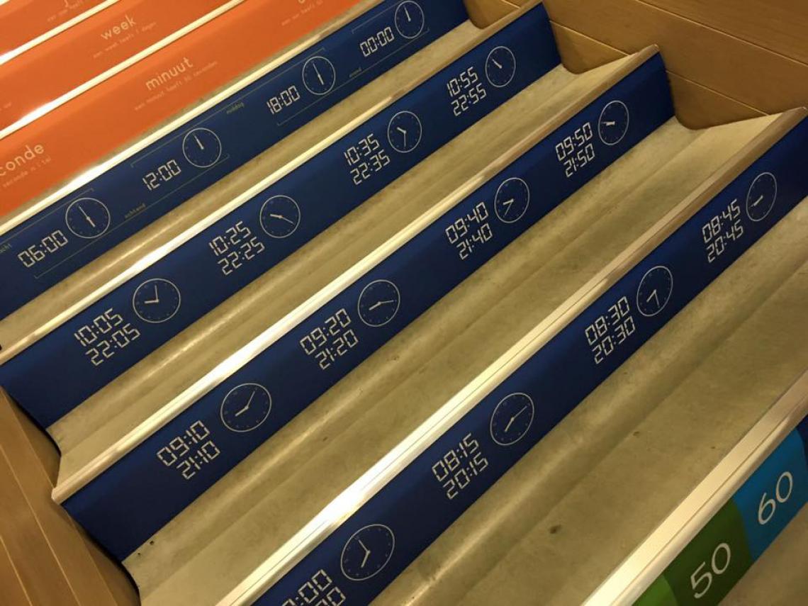 St Michaelschool Rotterdam basisschool st michael trap klokkijken trapleren 